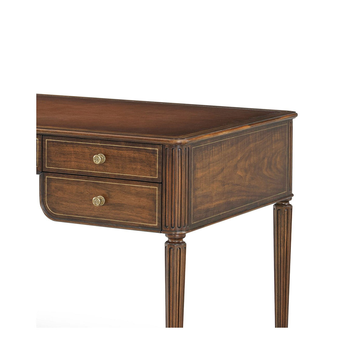 Regency Style Walnut Desk - English Georgian America
