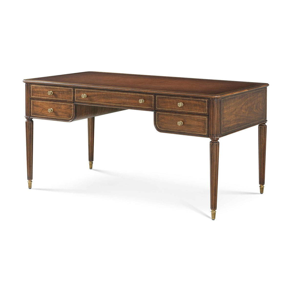 Regency Style Walnut Desk - English Georgian America