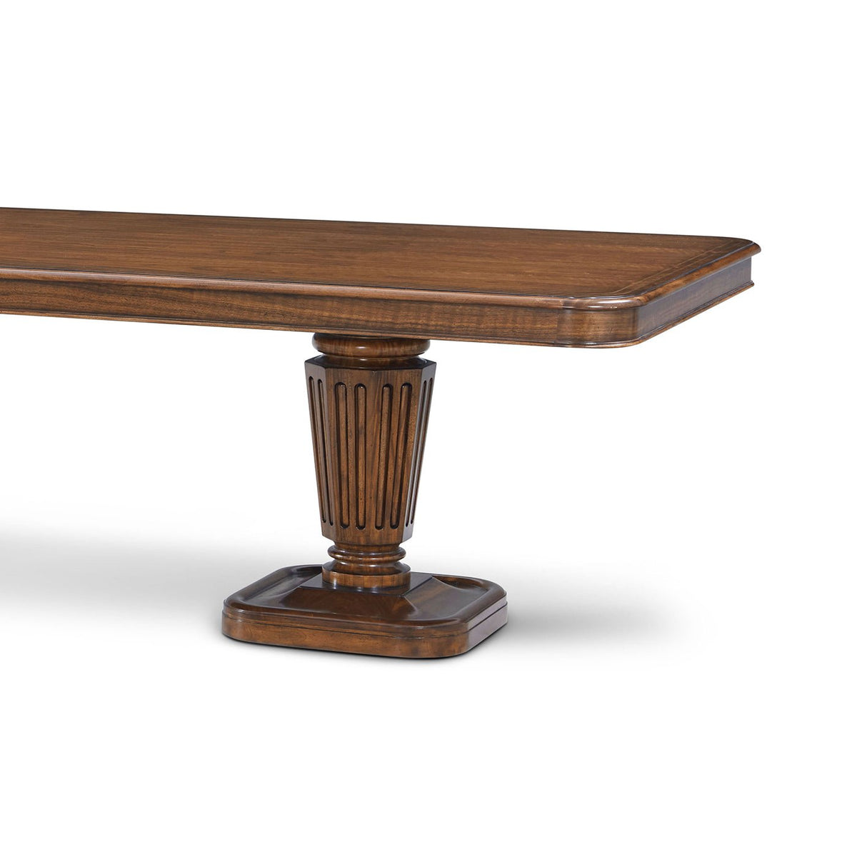 Regency Style Walnut Dining Table - English Georgian America
