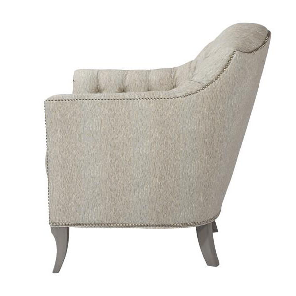 Regency Upholstered Tufted Library Chair - English Georgian America