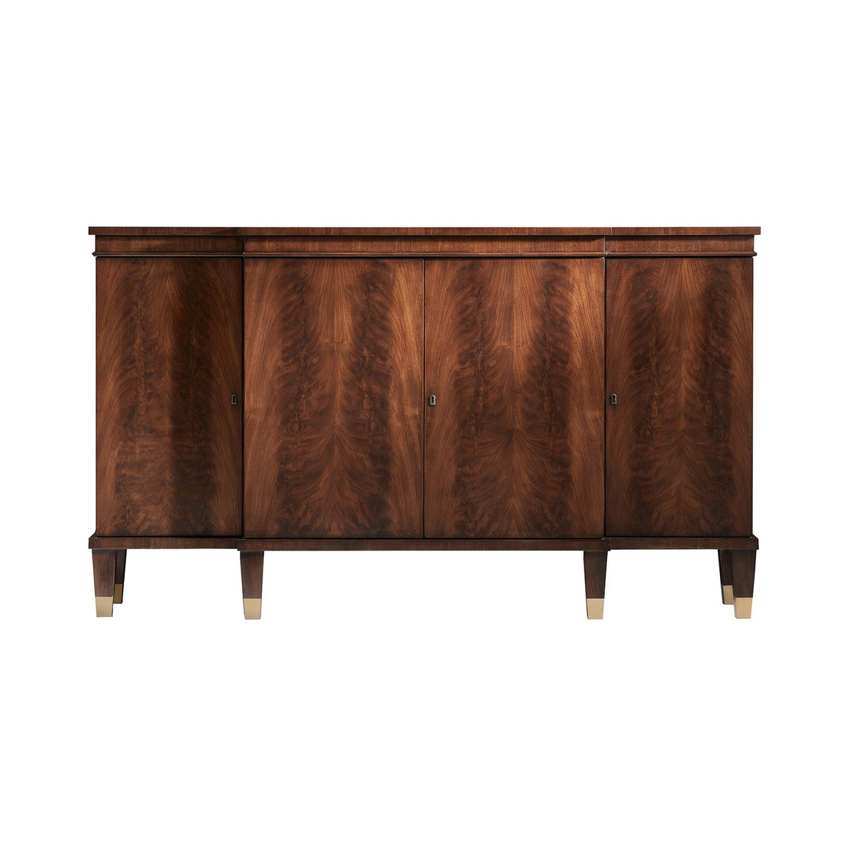 Regency Walnut Credenza - English Georgian America