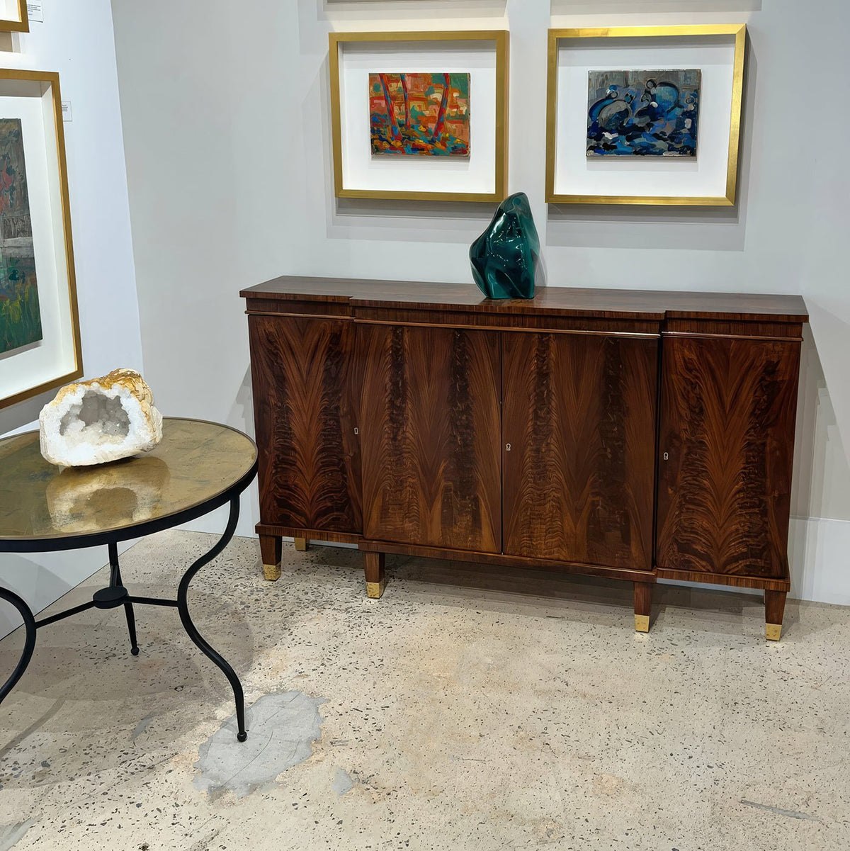 Regency Walnut Credenza - English Georgian America