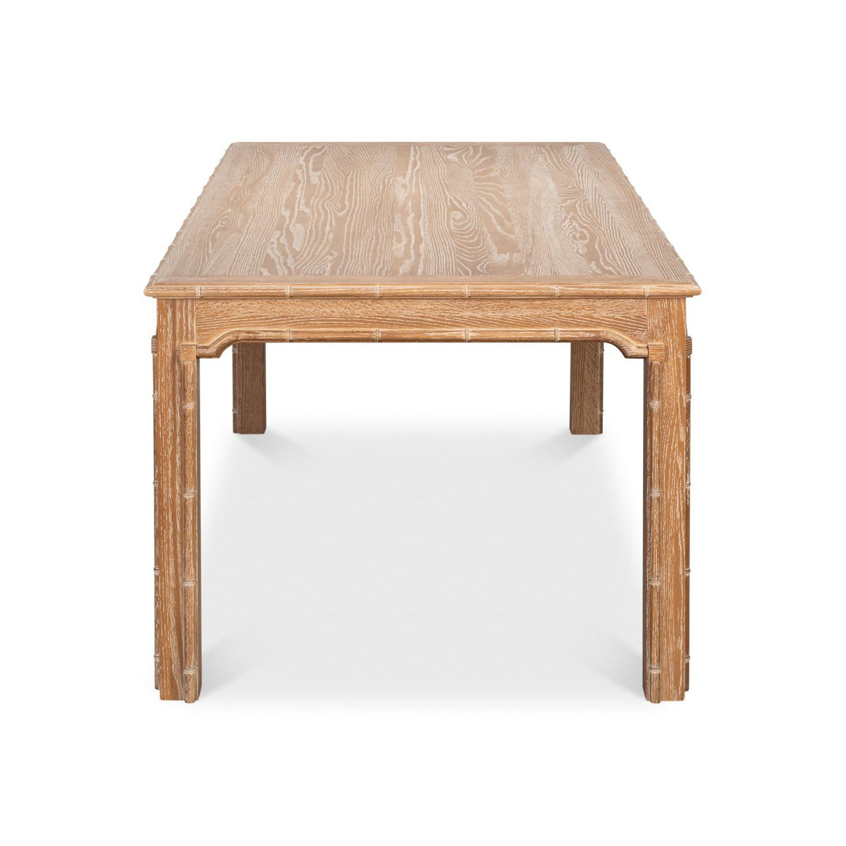 Regency Whitewashed Oak Dining Table - English Georgian America