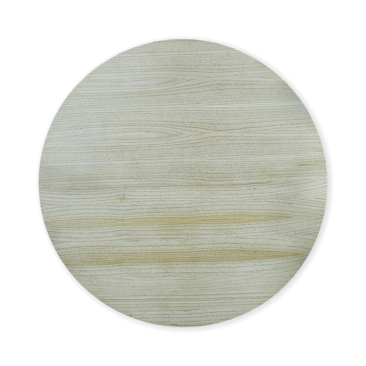 Ribbed Column 60&quot; Round Dining Table - Fruitwood Finish - English Georgian America