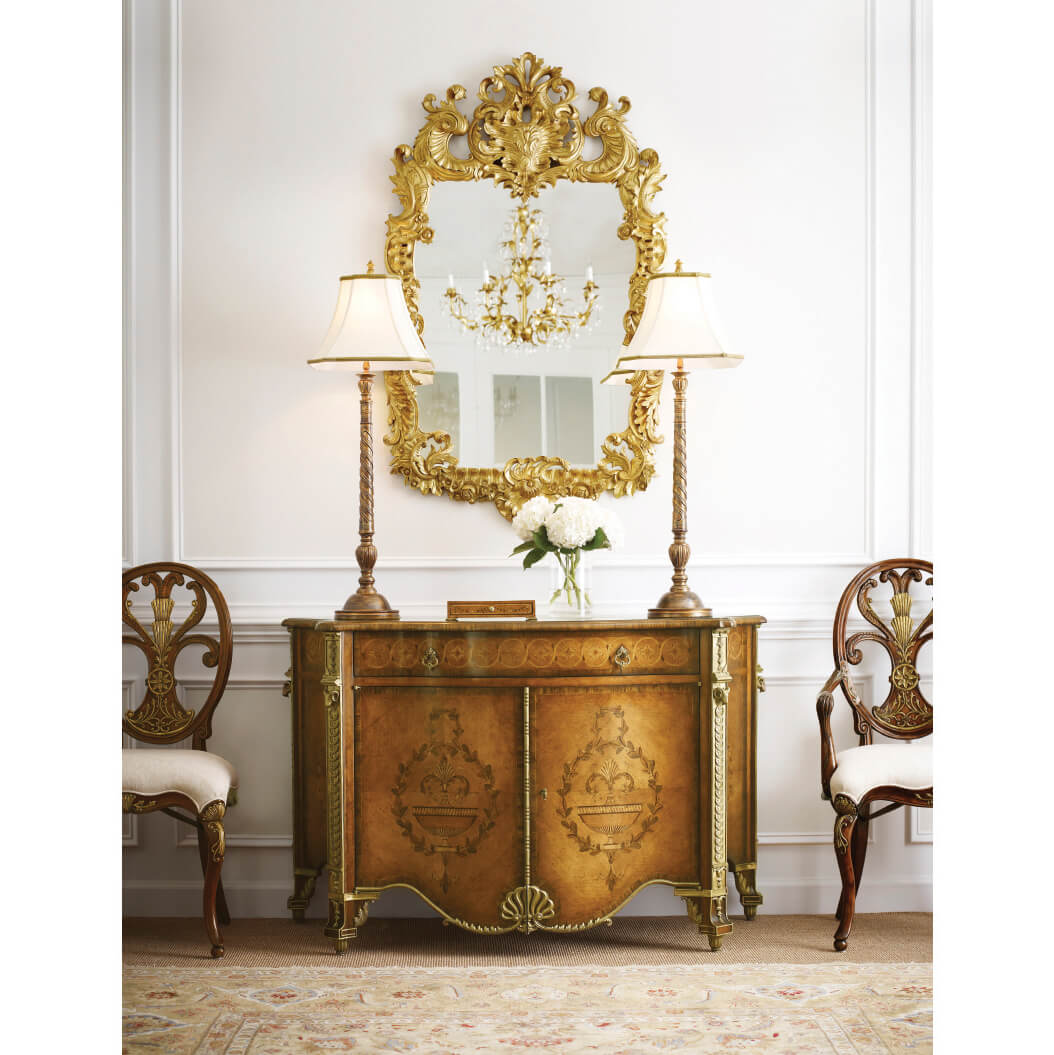 Rococo Carved Giltwood Mirror - English Georgian America