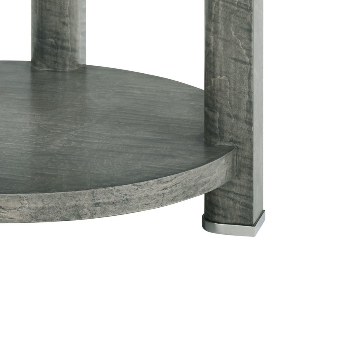 Round Art Deco Marble Top Side Table - English Georgian America