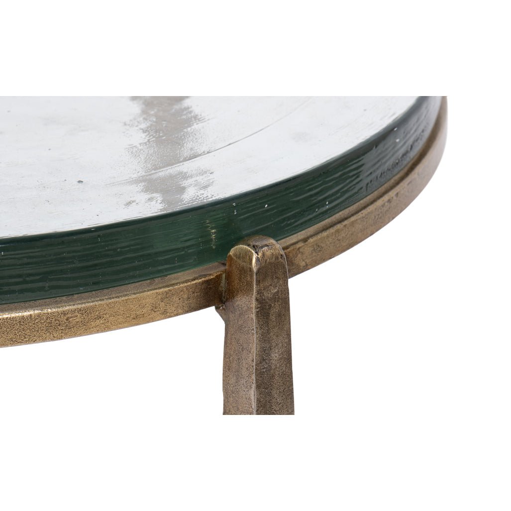 Round Contemporary Accent Table - English Georgian America