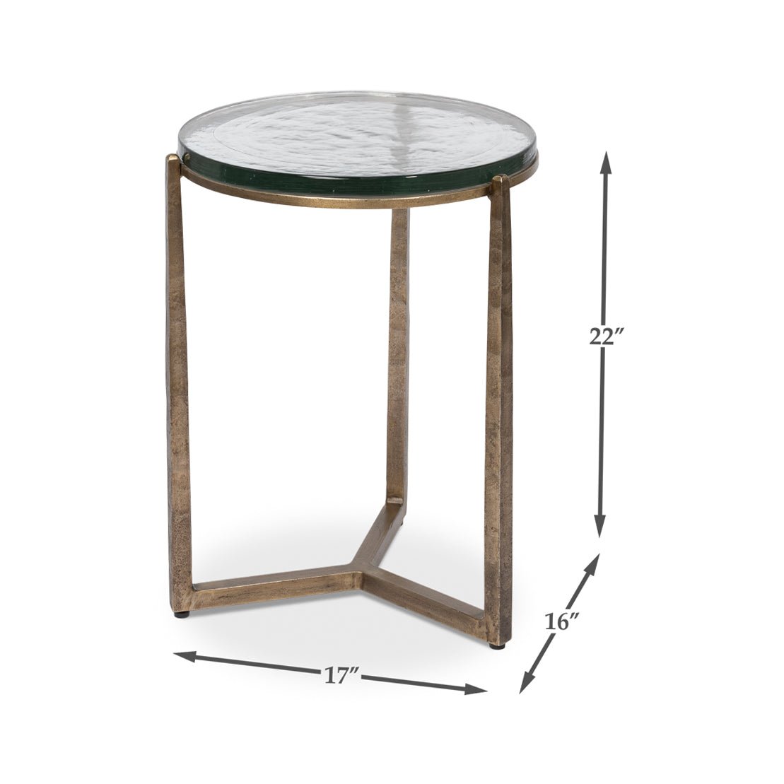Round Contemporary Accent Table - English Georgian America