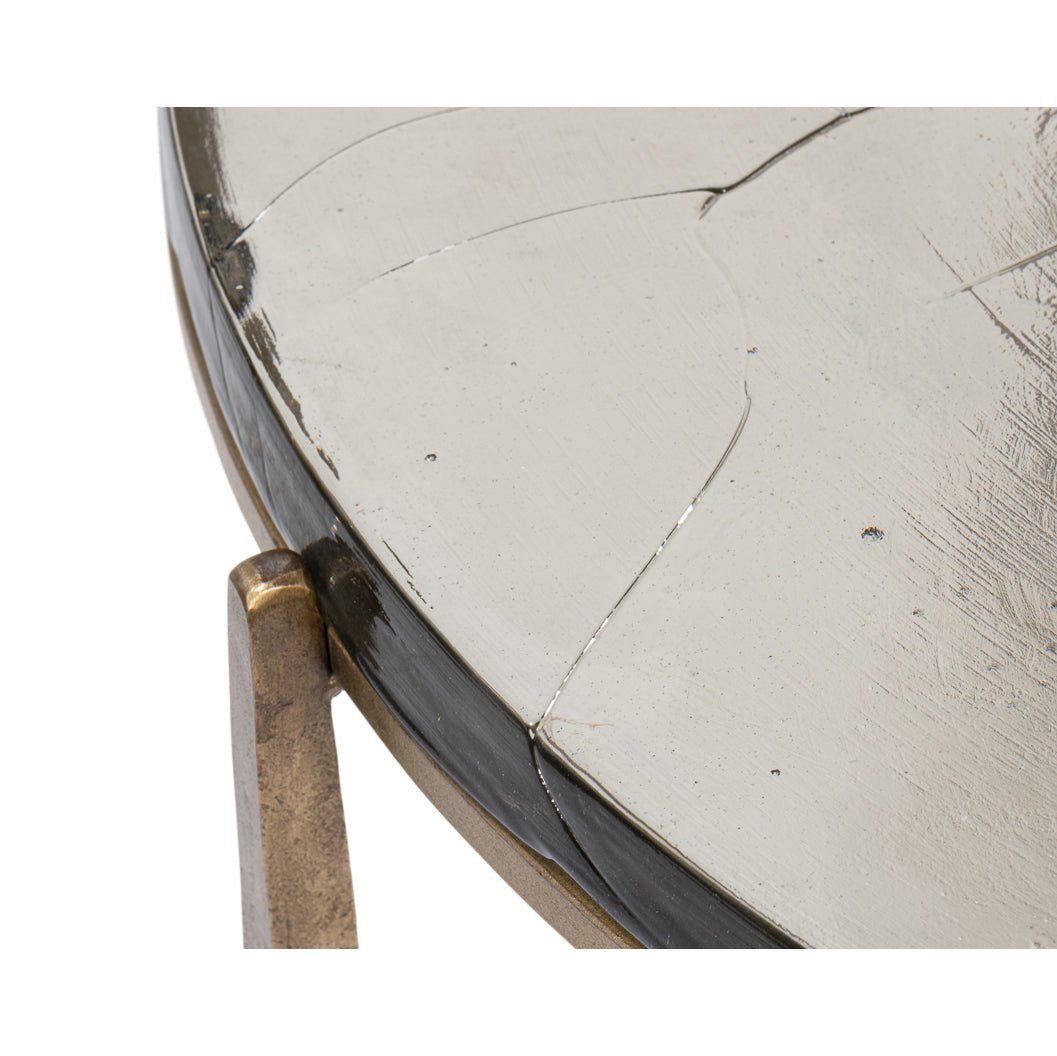 Round Contemporary Coffee Table - English Georgian America