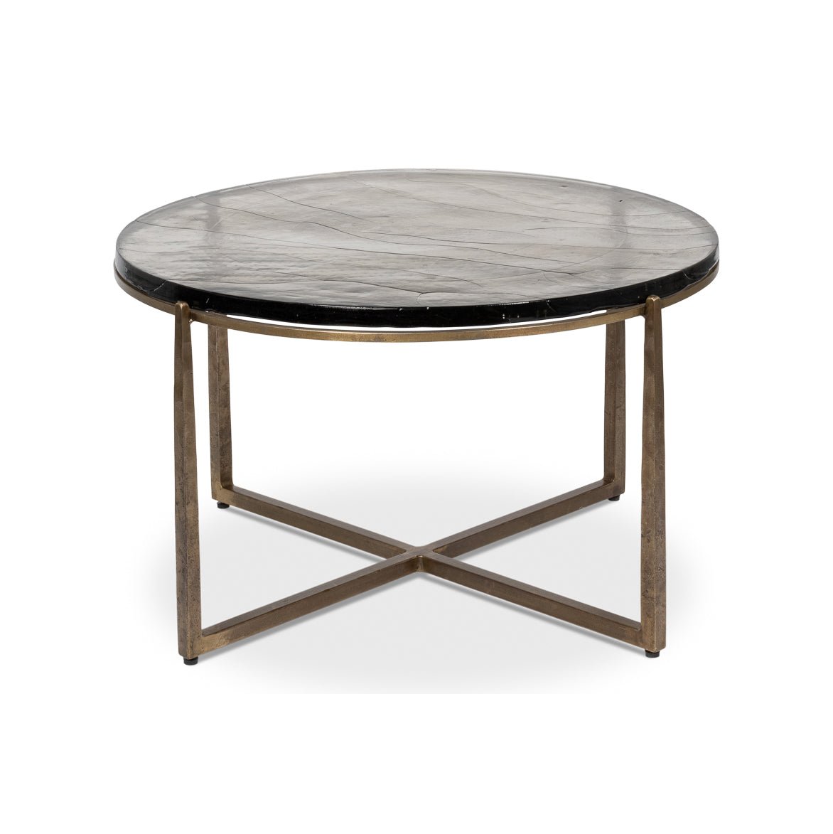 Round Contemporary Coffee Table - English Georgian America
