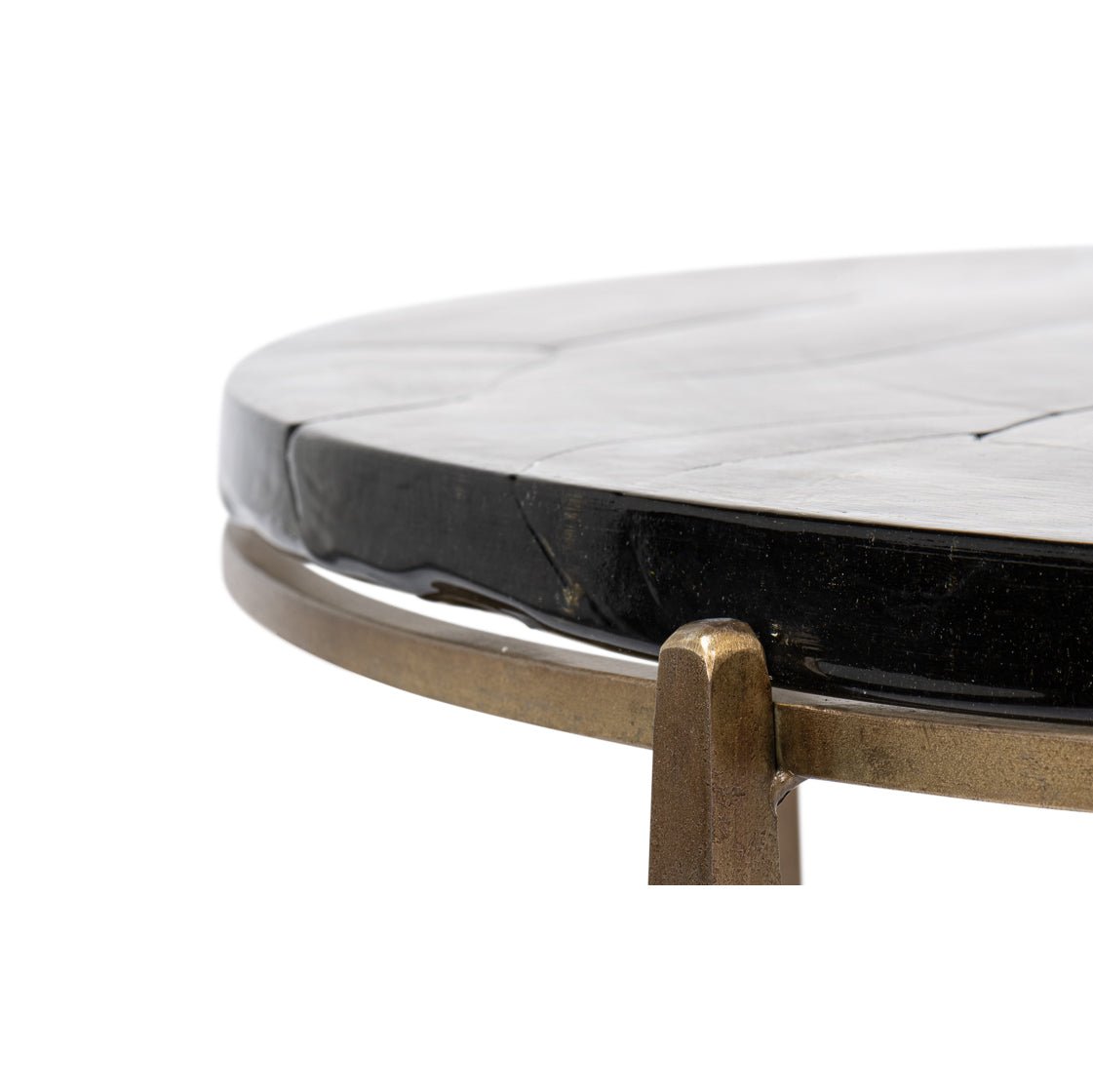 Round Contemporary Coffee Table - English Georgian America