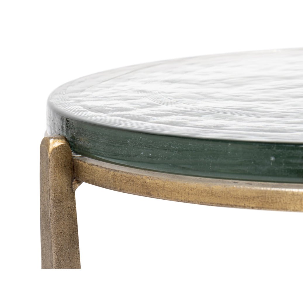 Round Contemporary End Table - 23&quot; - English Georgian America