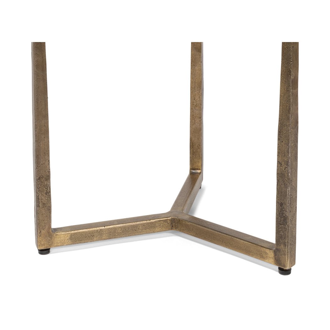 Round Contemporary End Table - 23&quot; - English Georgian America