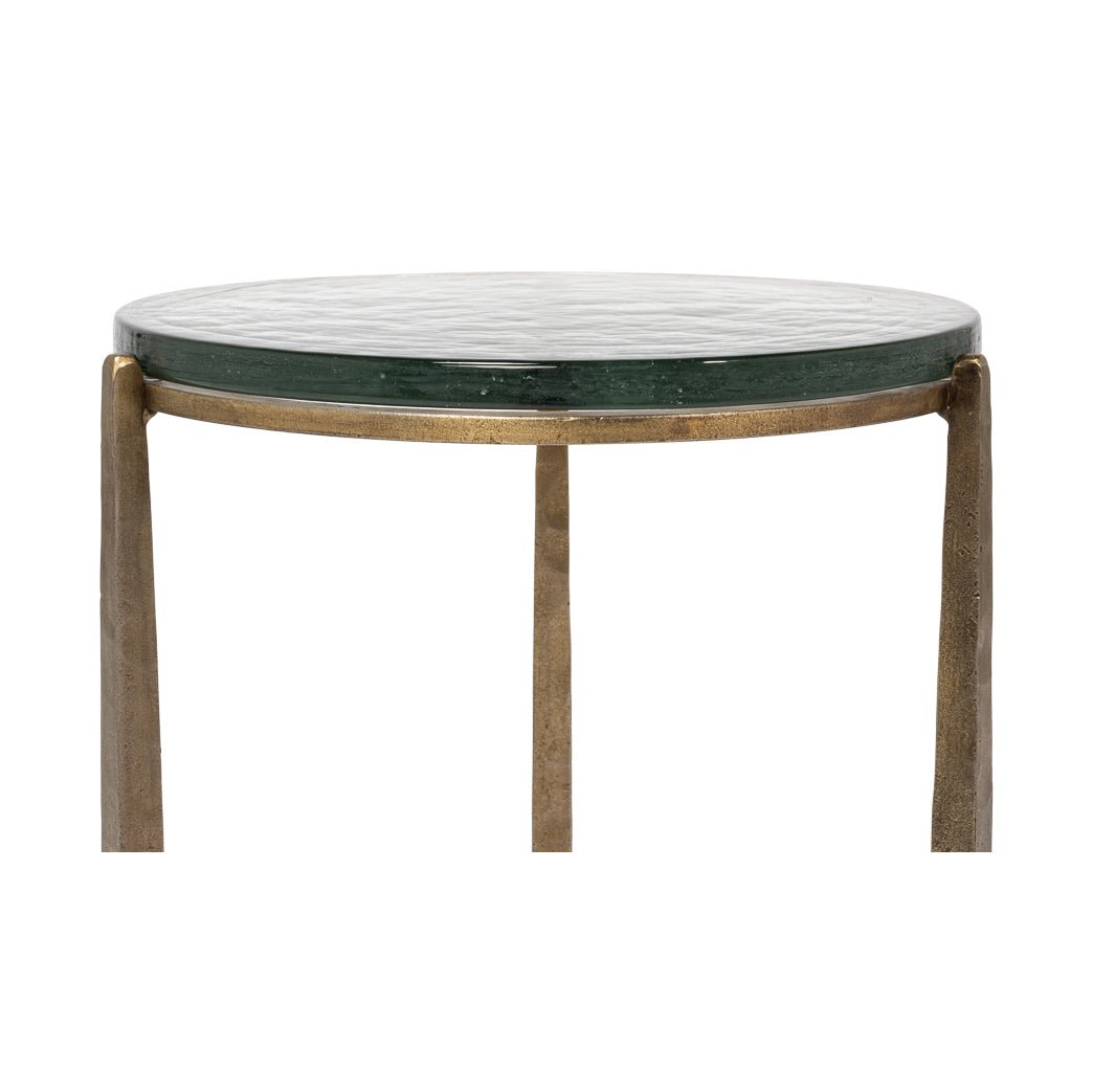 Round Contemporary End Table - 23&quot; - English Georgian America