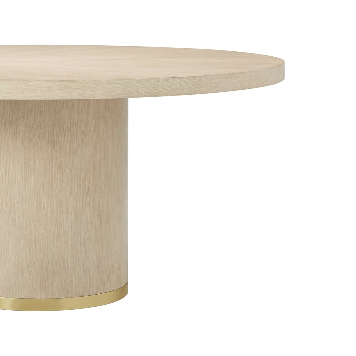 Round Hollywood Regency Dining Table - English Georgian America