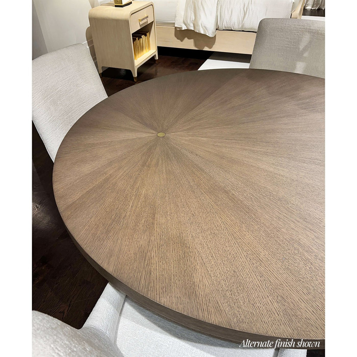 Round Hollywood Regency Dining Table - English Georgian America