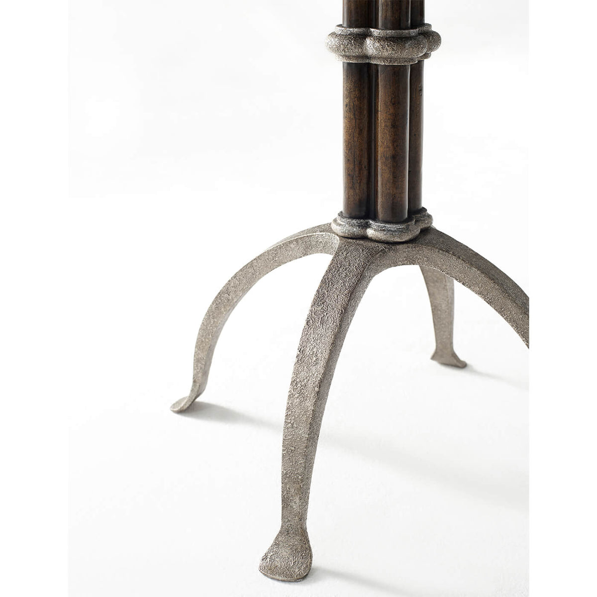 Round Industrial End Table - English Georgian America