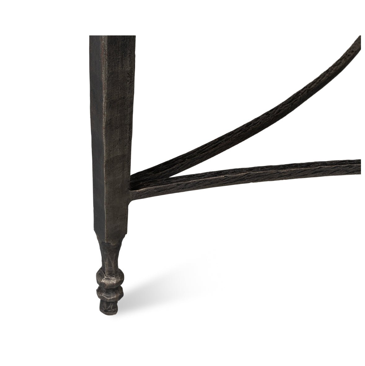 Round Minimalist Marble Top Coffee Table - English Georgian America