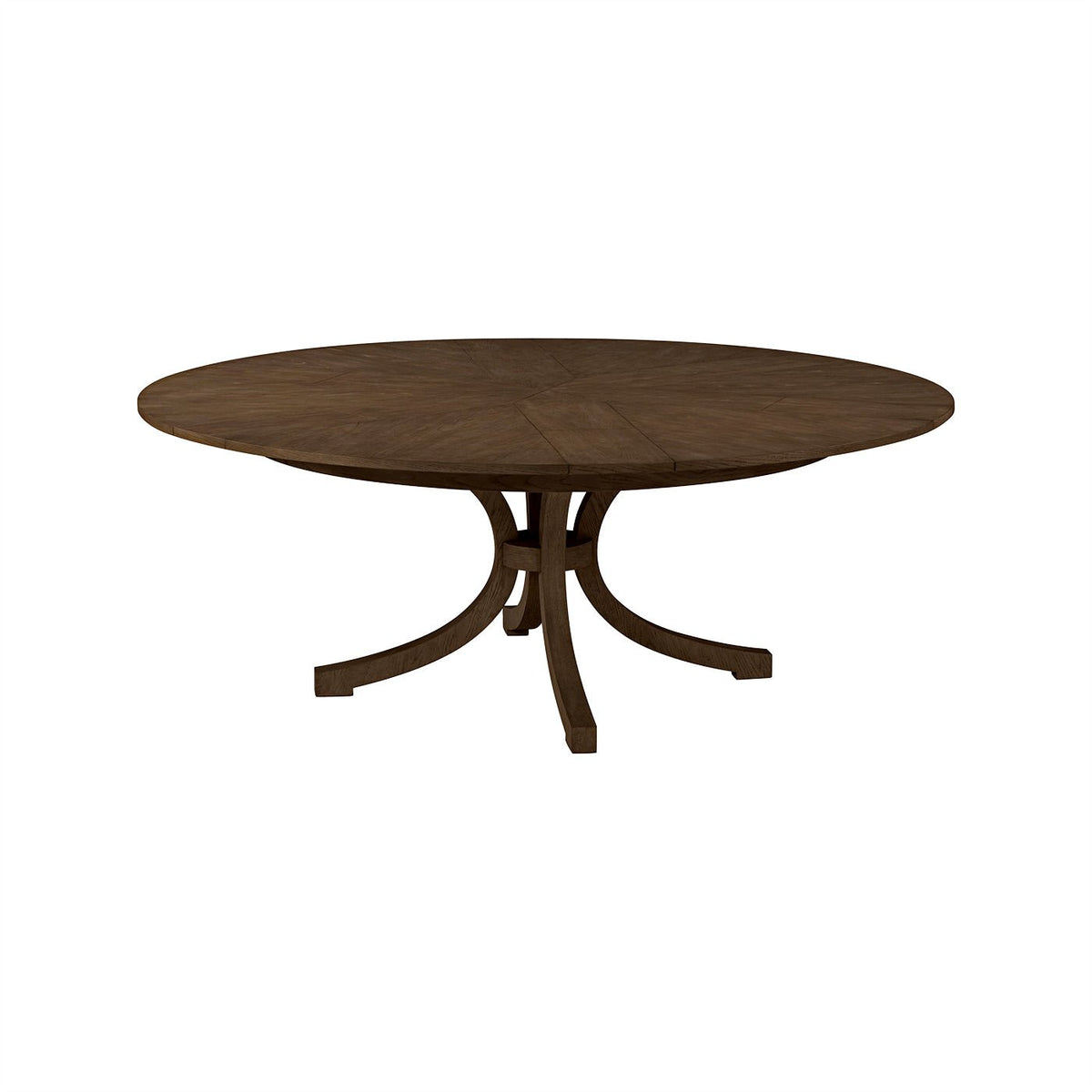Round Oak Coastal Jupe Dining Table - English Georgian America