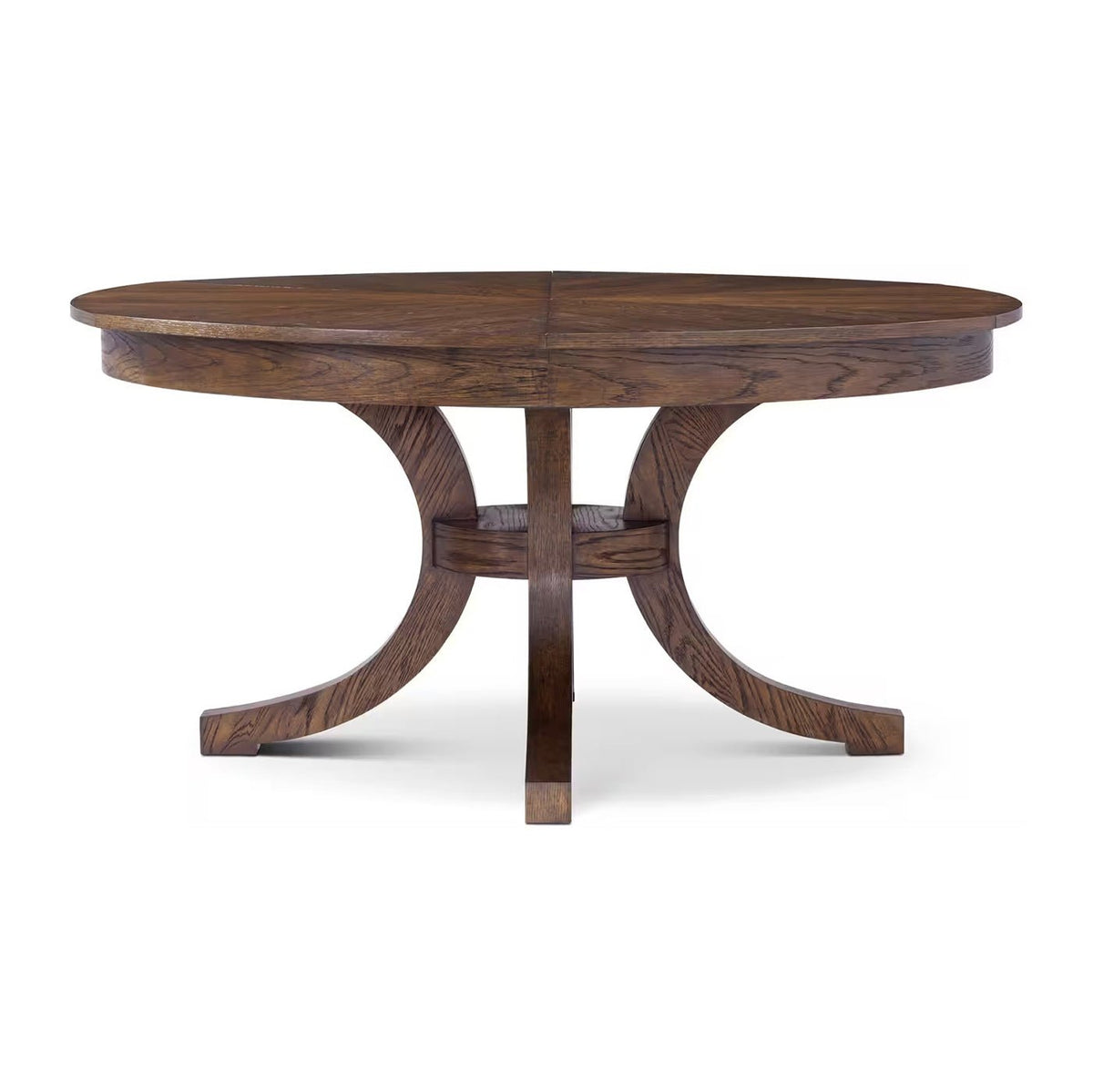 Round Oak Coastal Jupe Dining Table - English Georgian America
