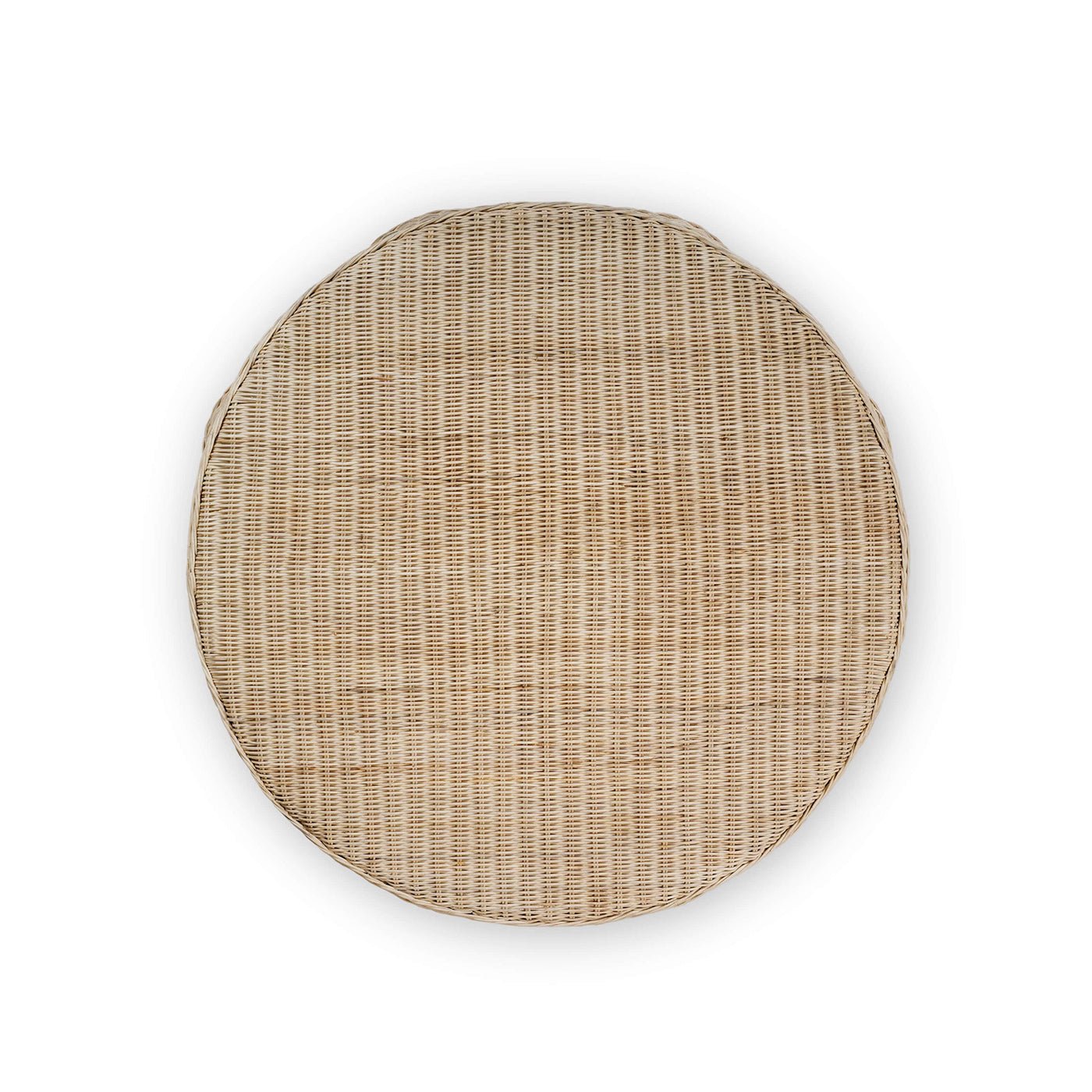 Round Rattan Coffee Table - English Georgian America