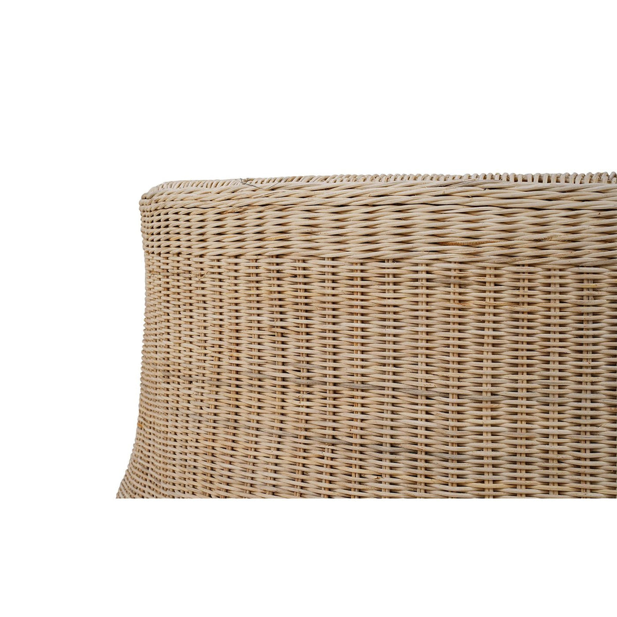 Round Rattan Coffee Table - English Georgian America