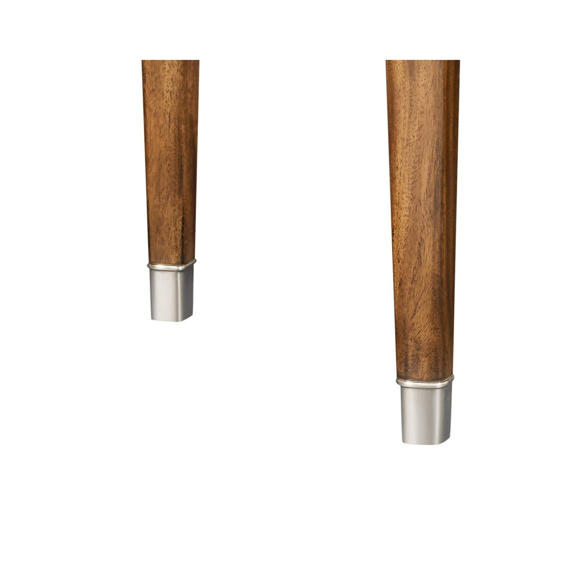 Round Walnut Art Deco Side Table - English Georgian America