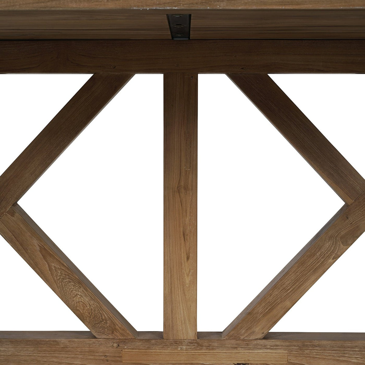 Rustic 84-Inch Reclaimed Teak Dining Table - English Georgian America