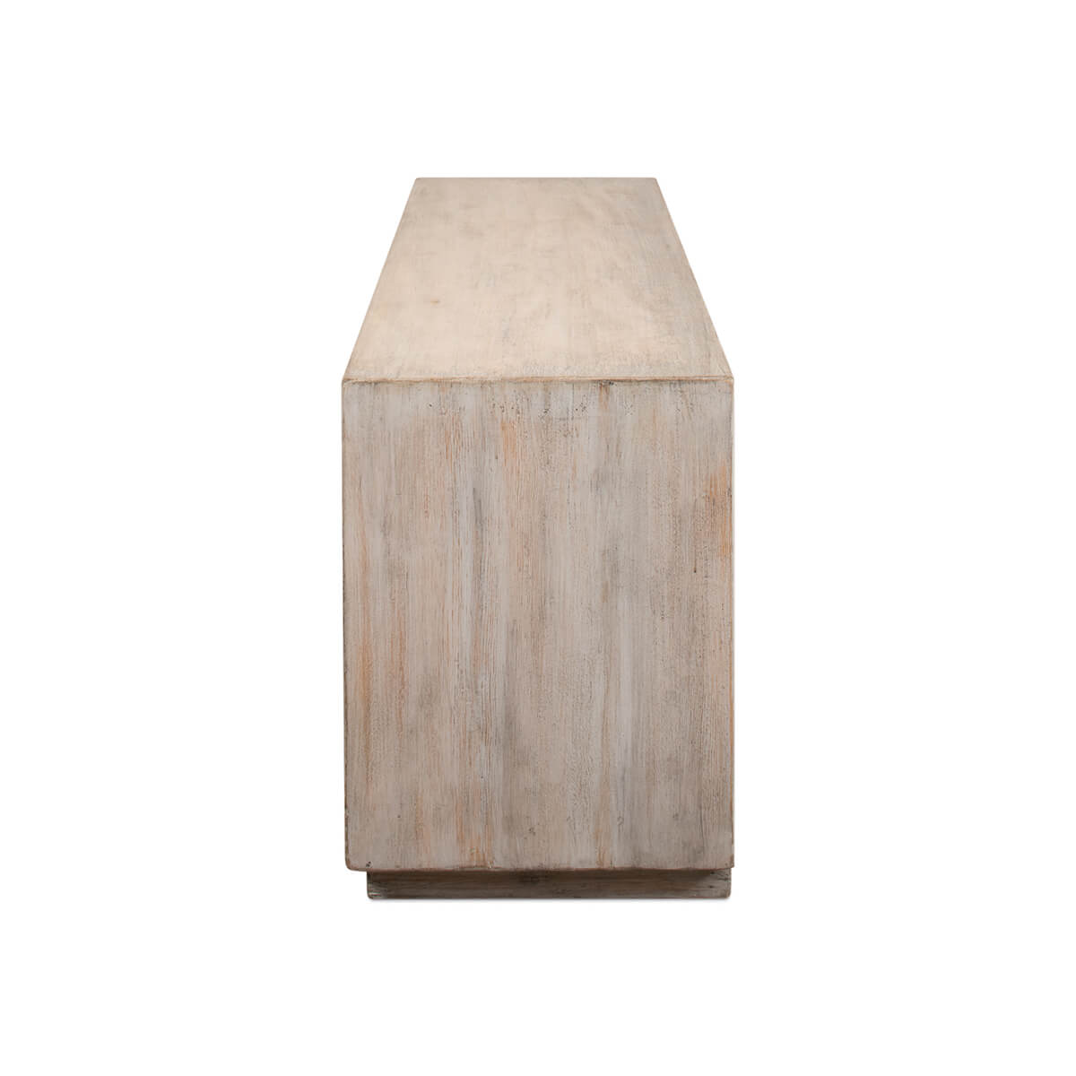 Rustic Chevron Modern Media Cabinet - English Georgian America