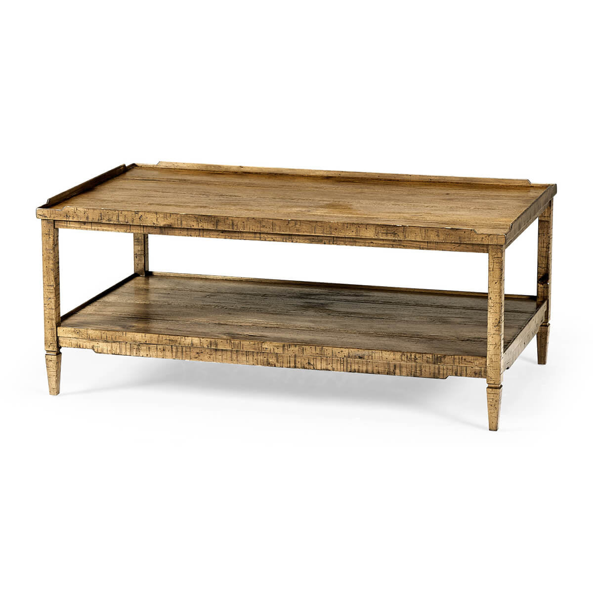 Rustic Country Coffee Table - Medium Drift - English Georgian America