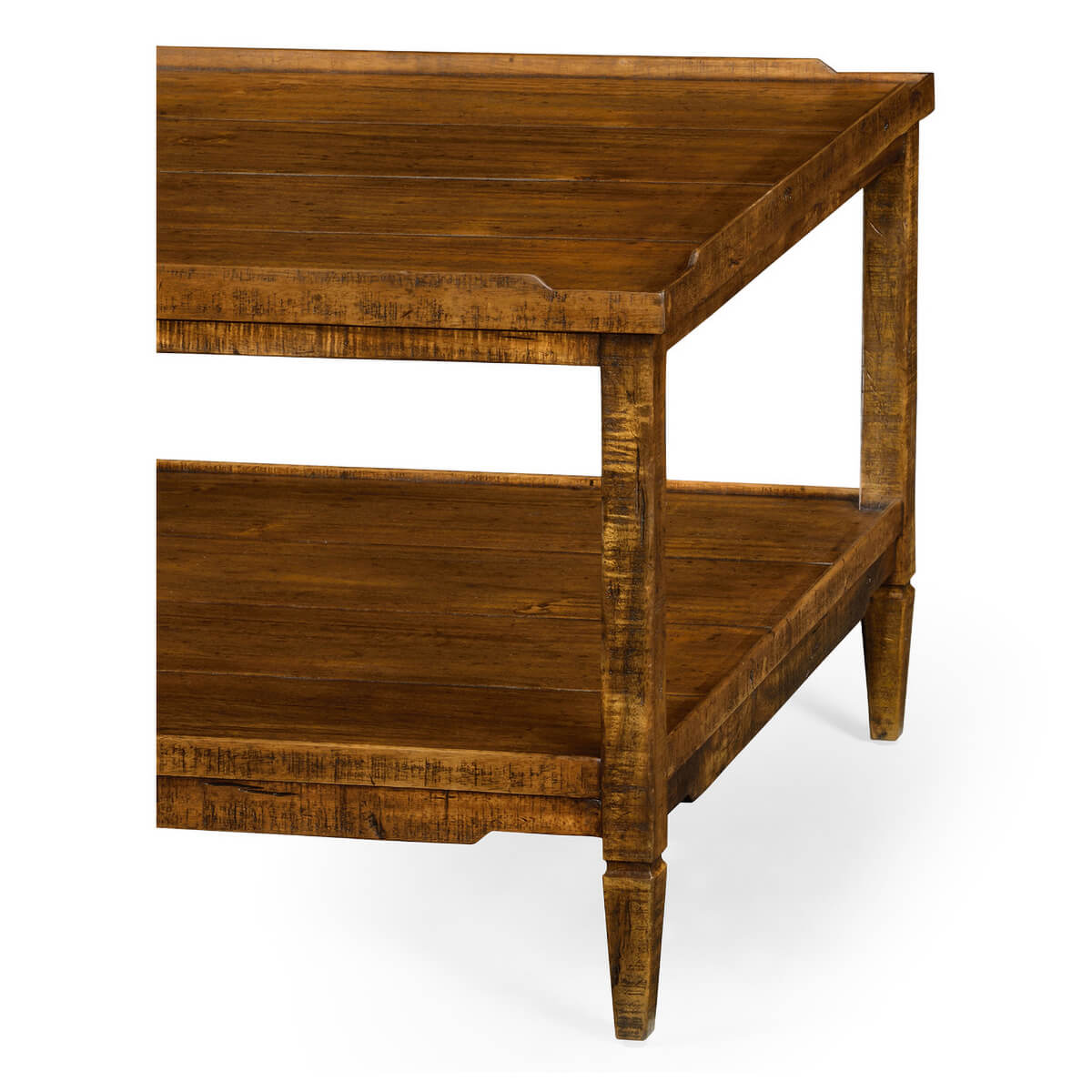 Rustic Country Coffee Table - Walnut - English Georgian America