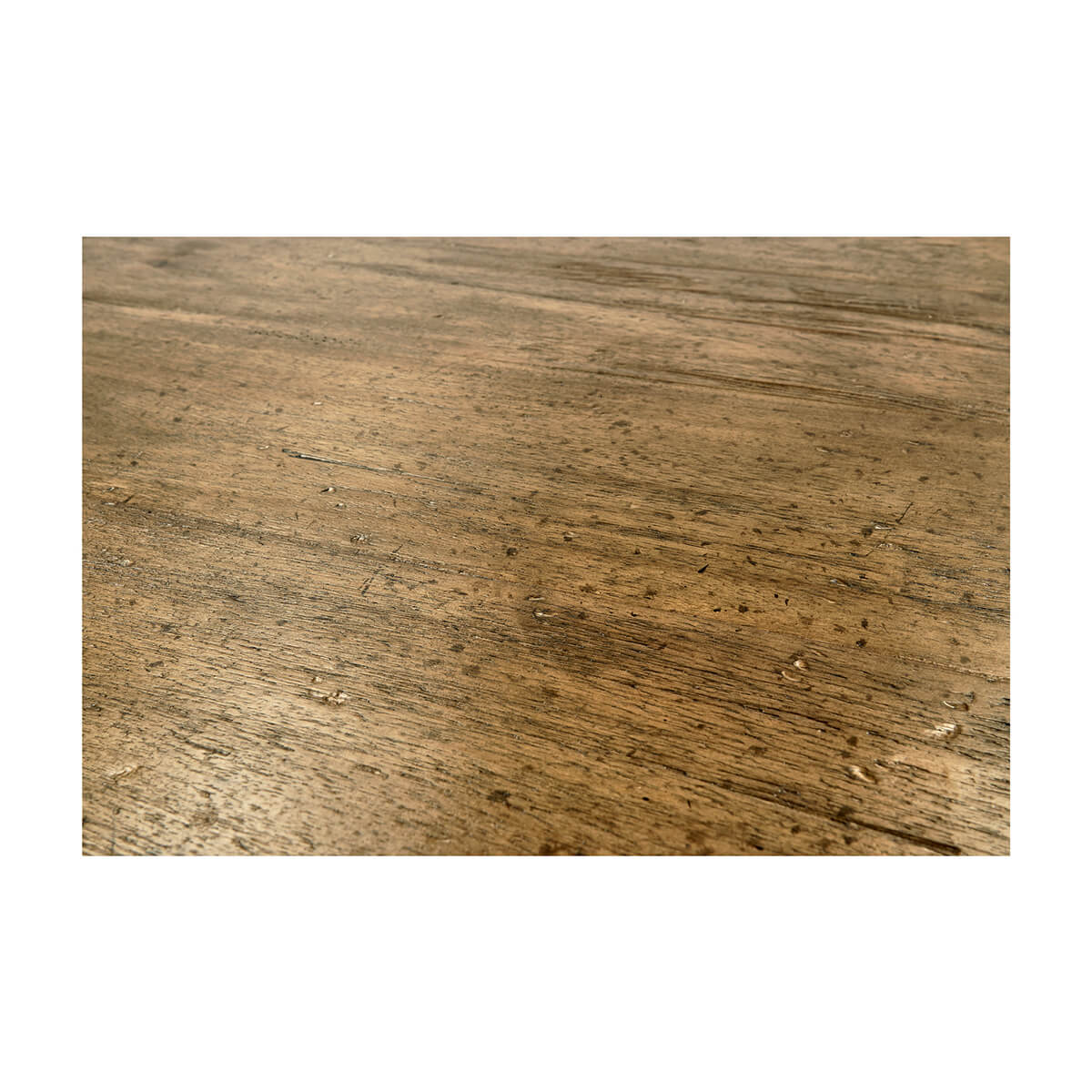 Rustic Country Dining Table - Medium Drift - 54&quot; - English Georgian America