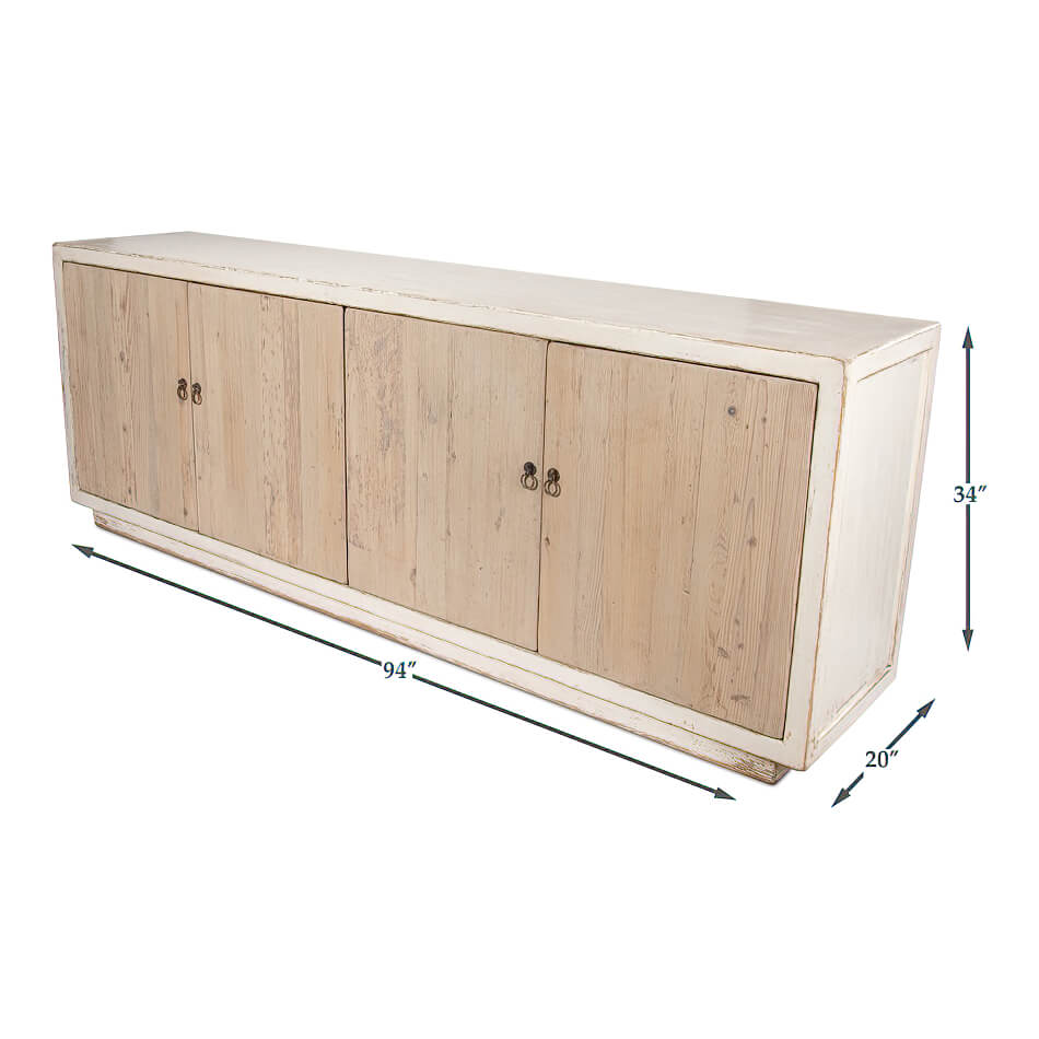 Rustic Country House Cabinet - English Georgian America