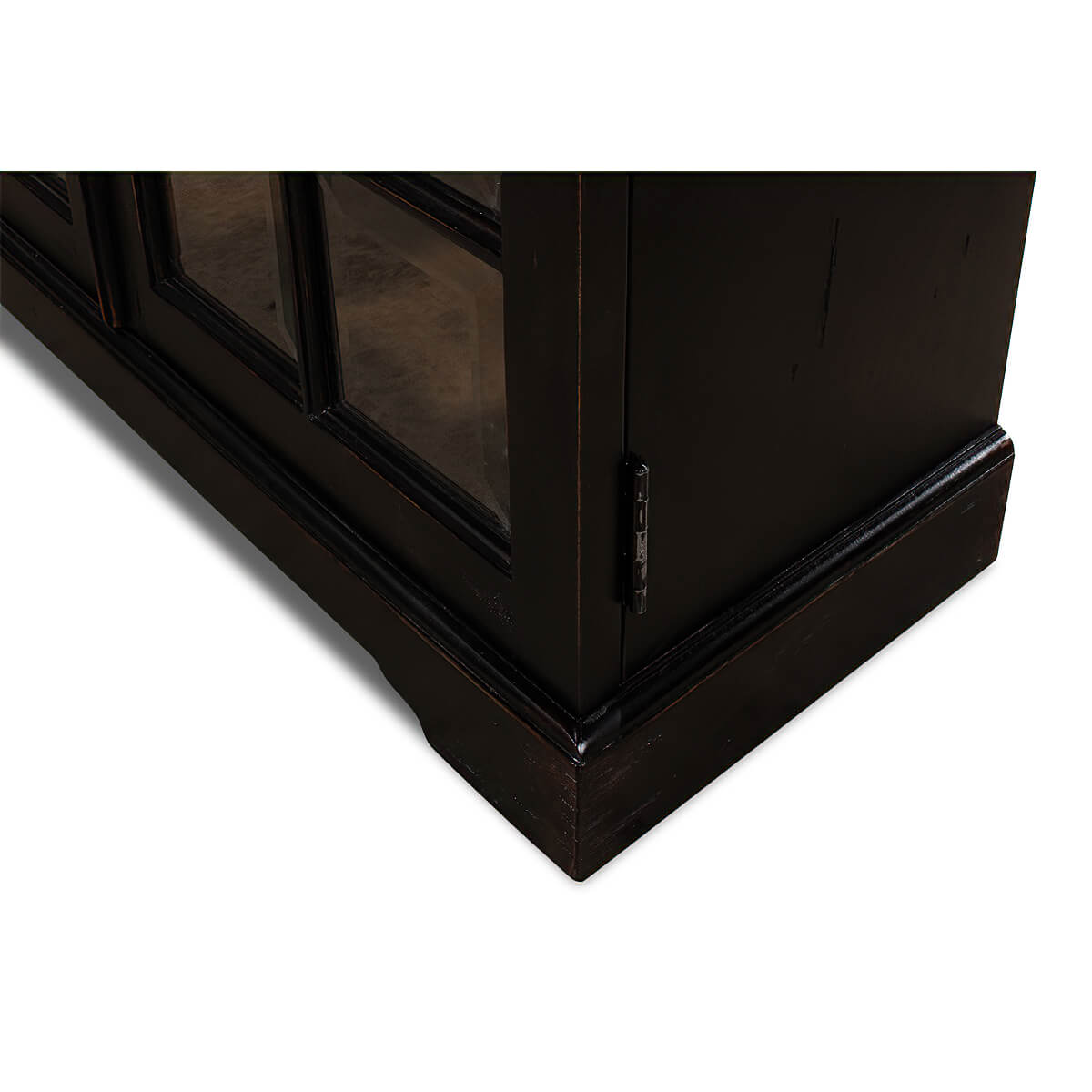 Rustic Country Low Bookcase - English Georgian America