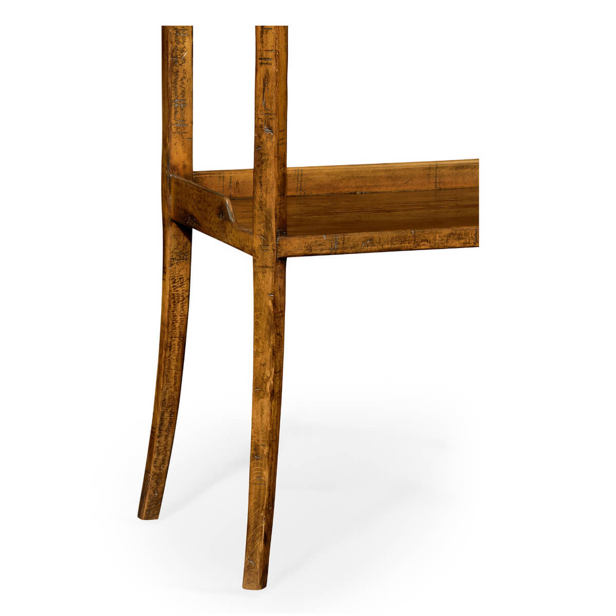 Rustic Country Walnut Etagere - English Georgian America