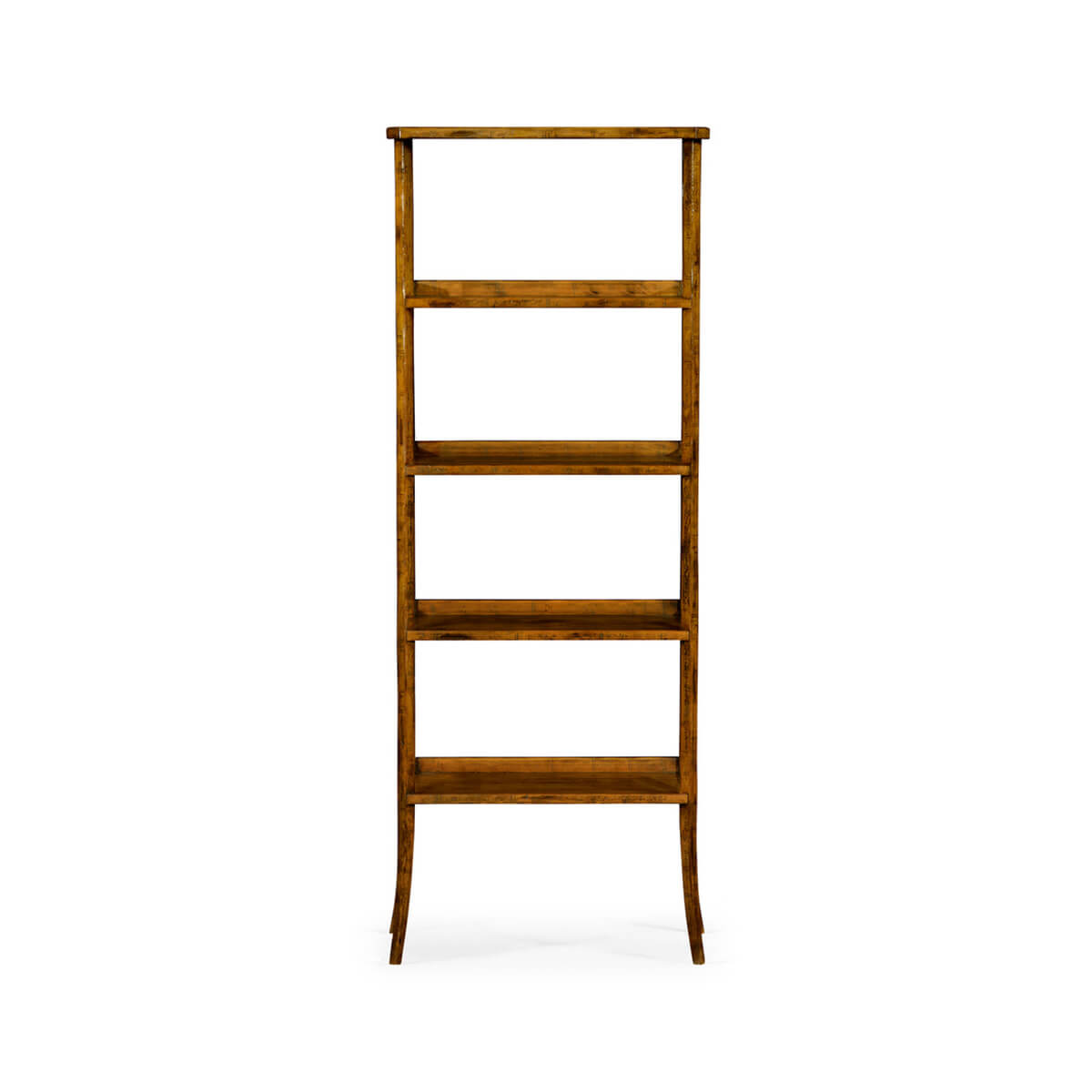 Rustic Country Walnut Etagere - English Georgian America