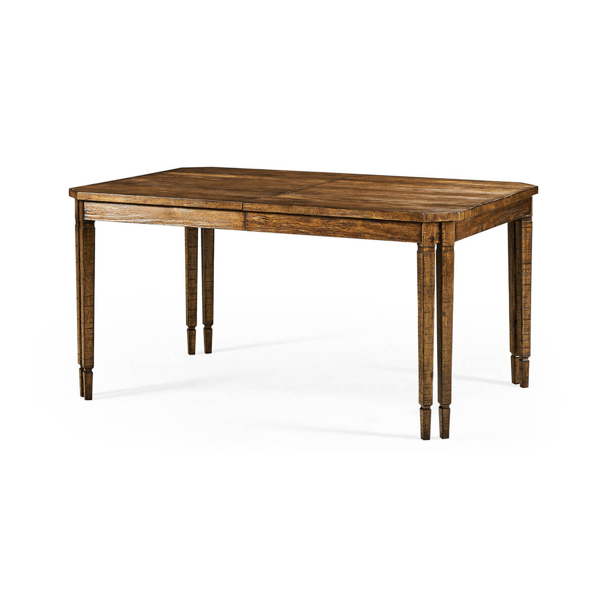 Rustic Country Walnut Extension Dining Table - English Georgian America