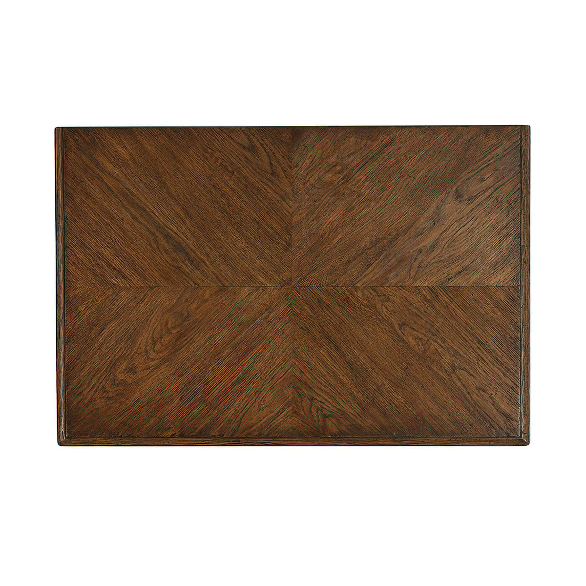 Rustic Dark Oak Nightstand - English Georgian America