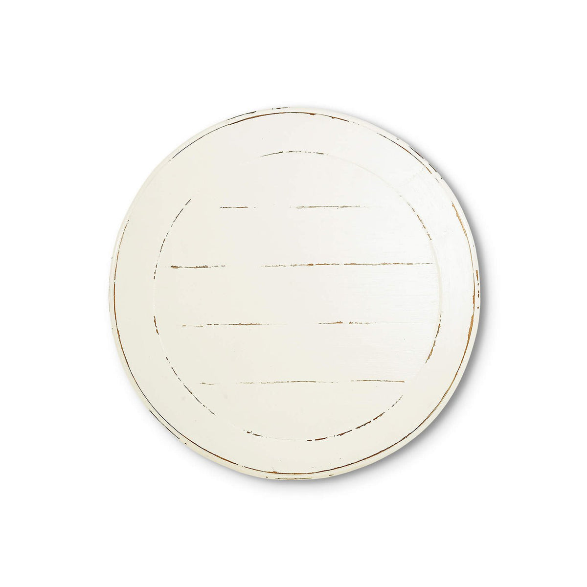 Rustic European Painted Round Side Table - English Georgian America