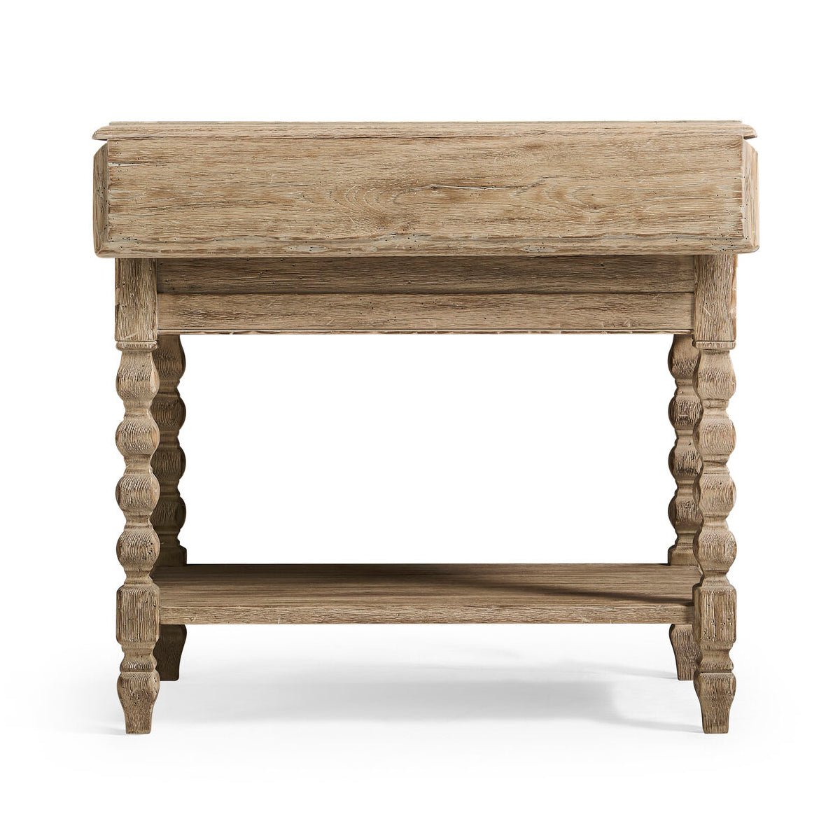 Rustic Farmhouse Dropleaf Side Table - English Georgian America