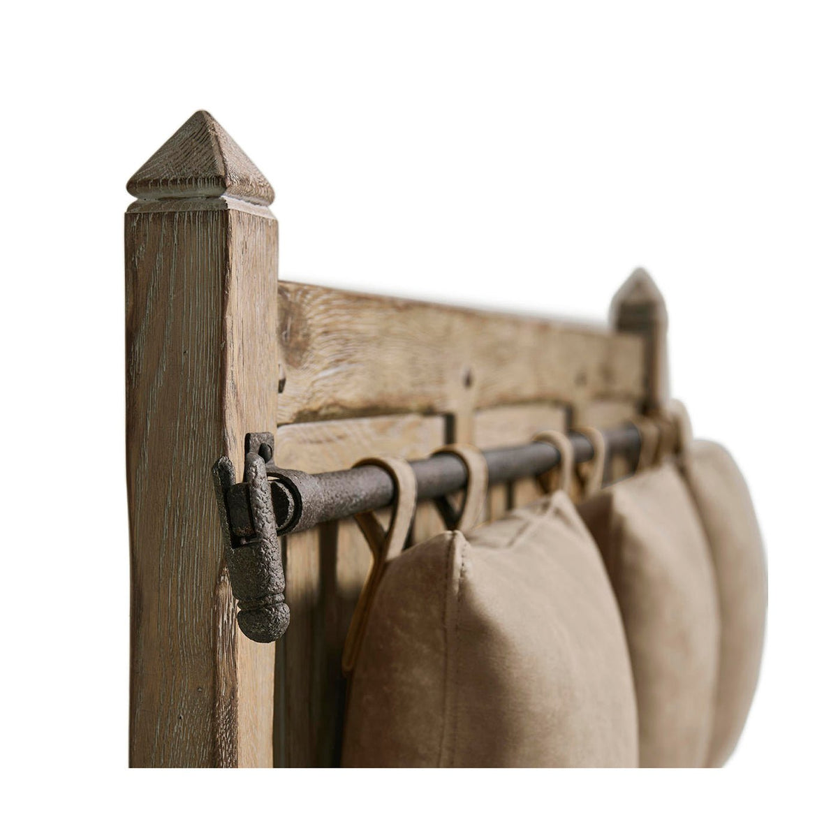 Rustic Farmhouse Hall Bench with Storage - English Georgian America