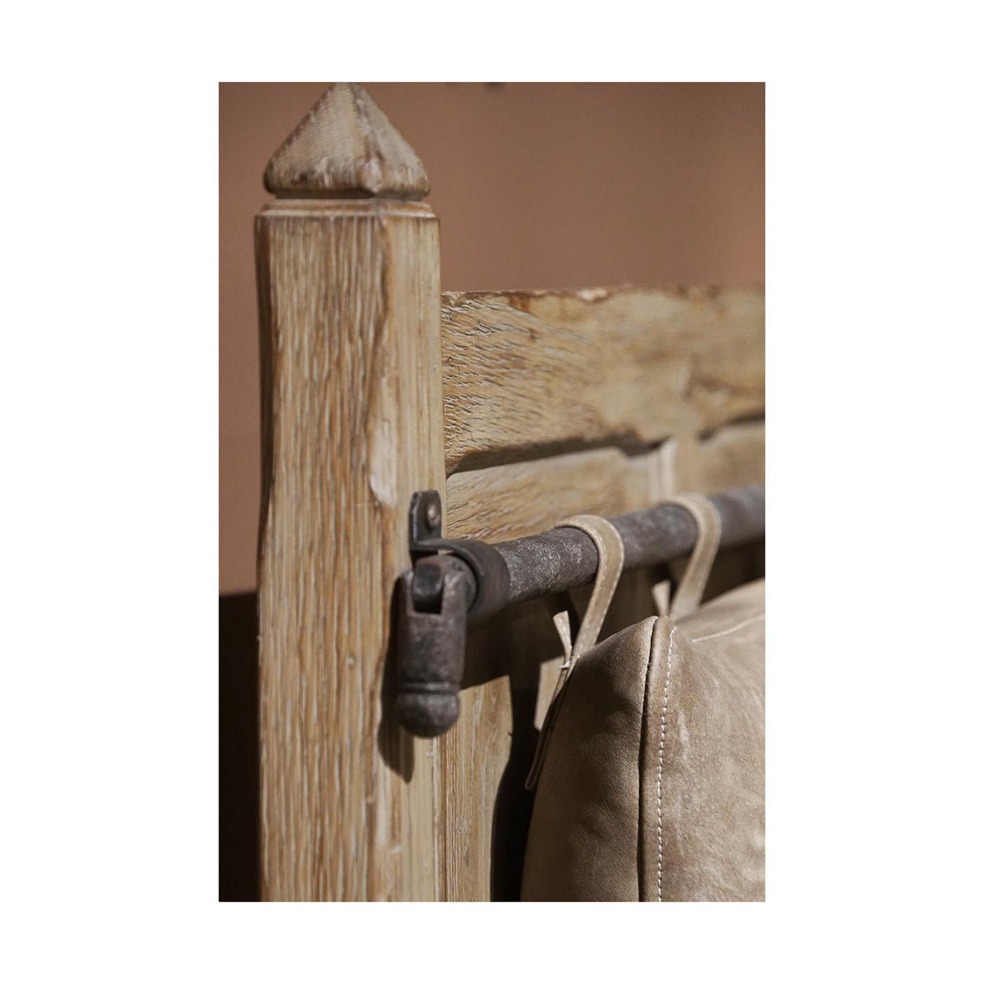 Rustic Farmhouse Hall Bench with Storage - English Georgian America