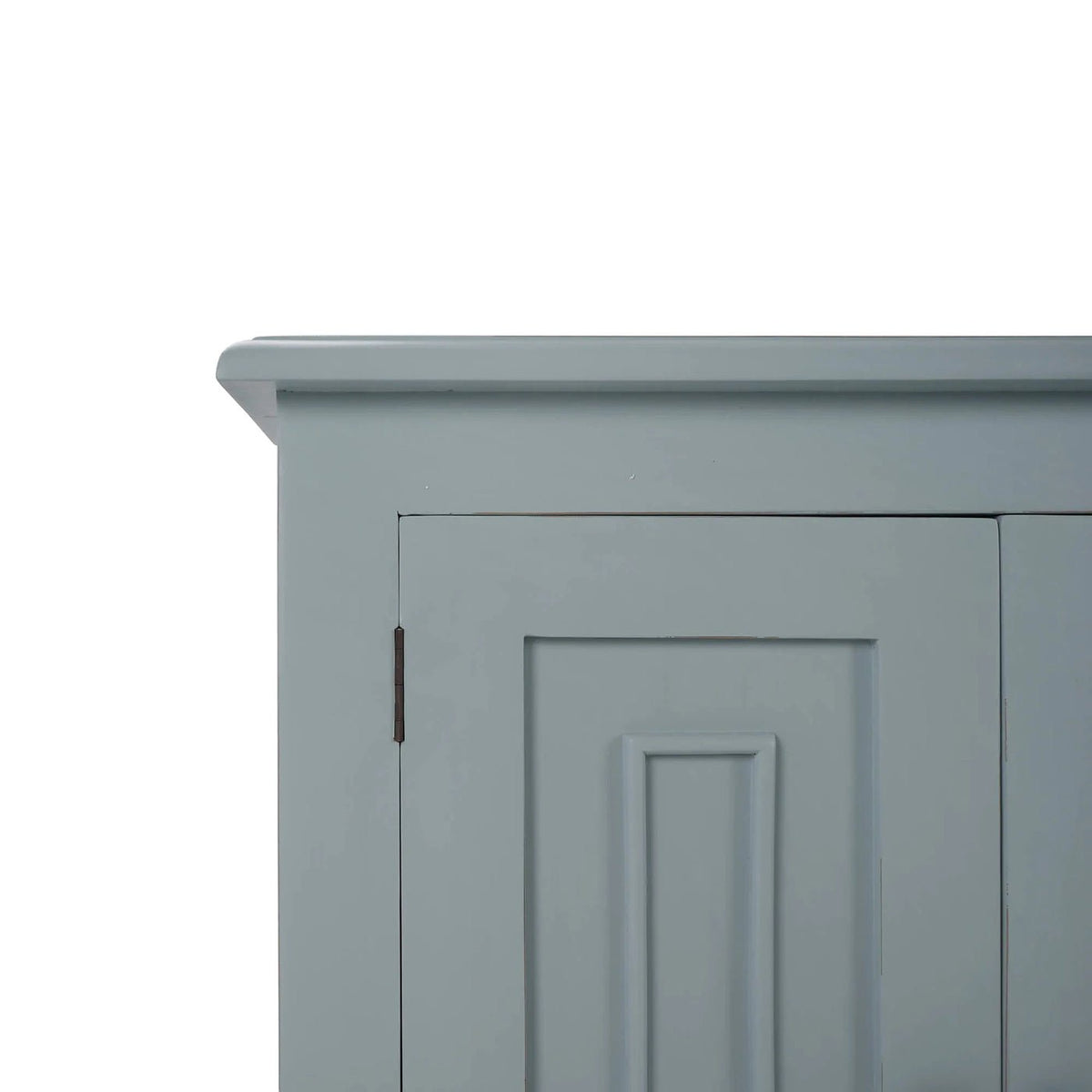 Rustic Farmhouse Side Cabinet - Ocean Blue - English Georgian America