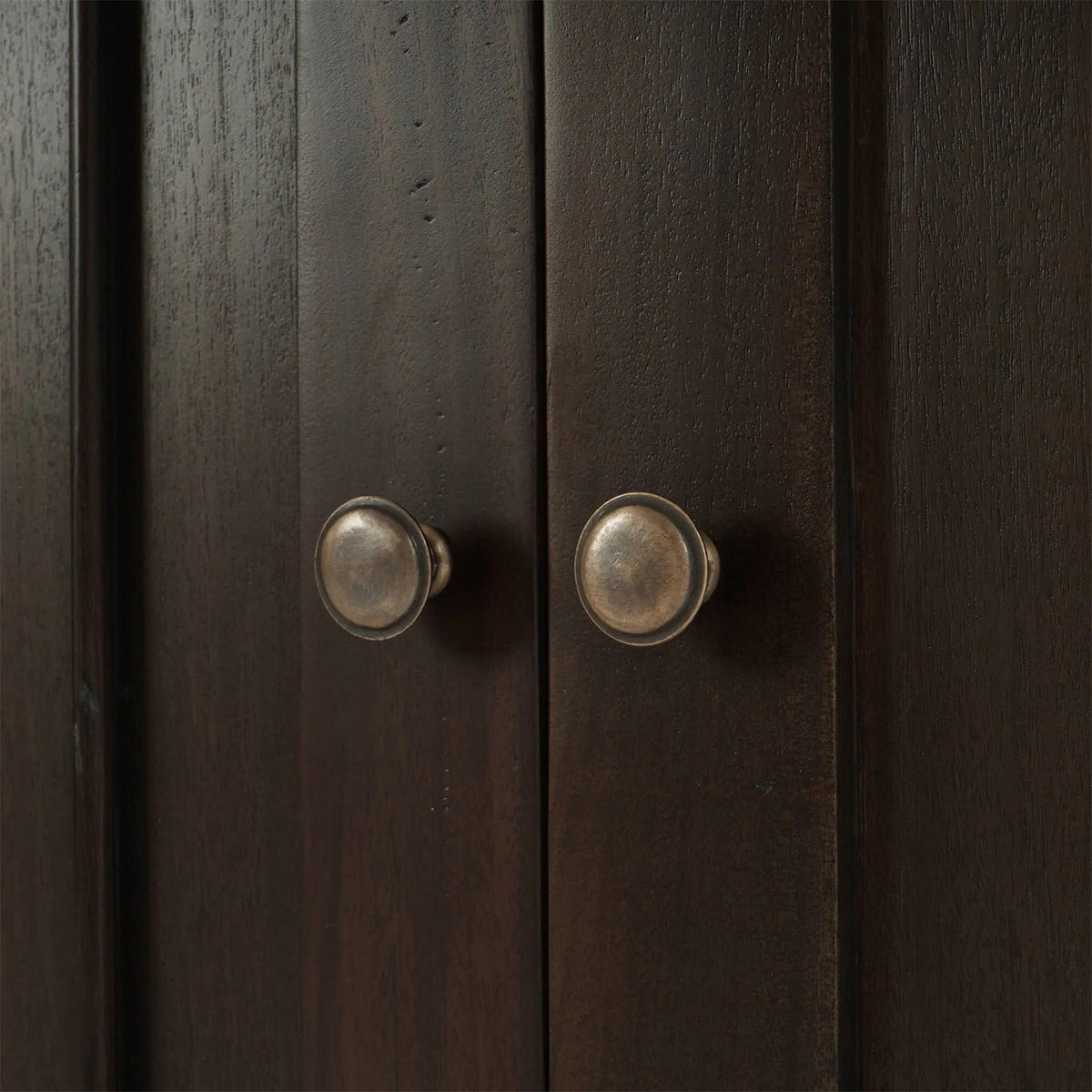Rustic Farmhouse Side Cabinet - Walnut Finish - English Georgian America