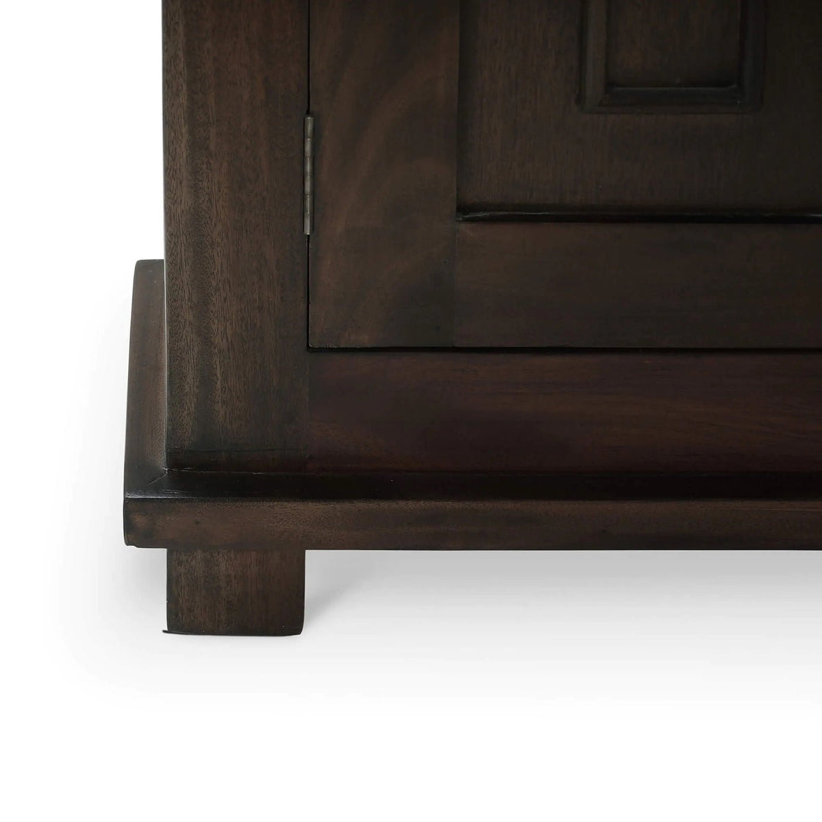 Rustic Farmhouse Side Cabinet - Walnut Finish - English Georgian America