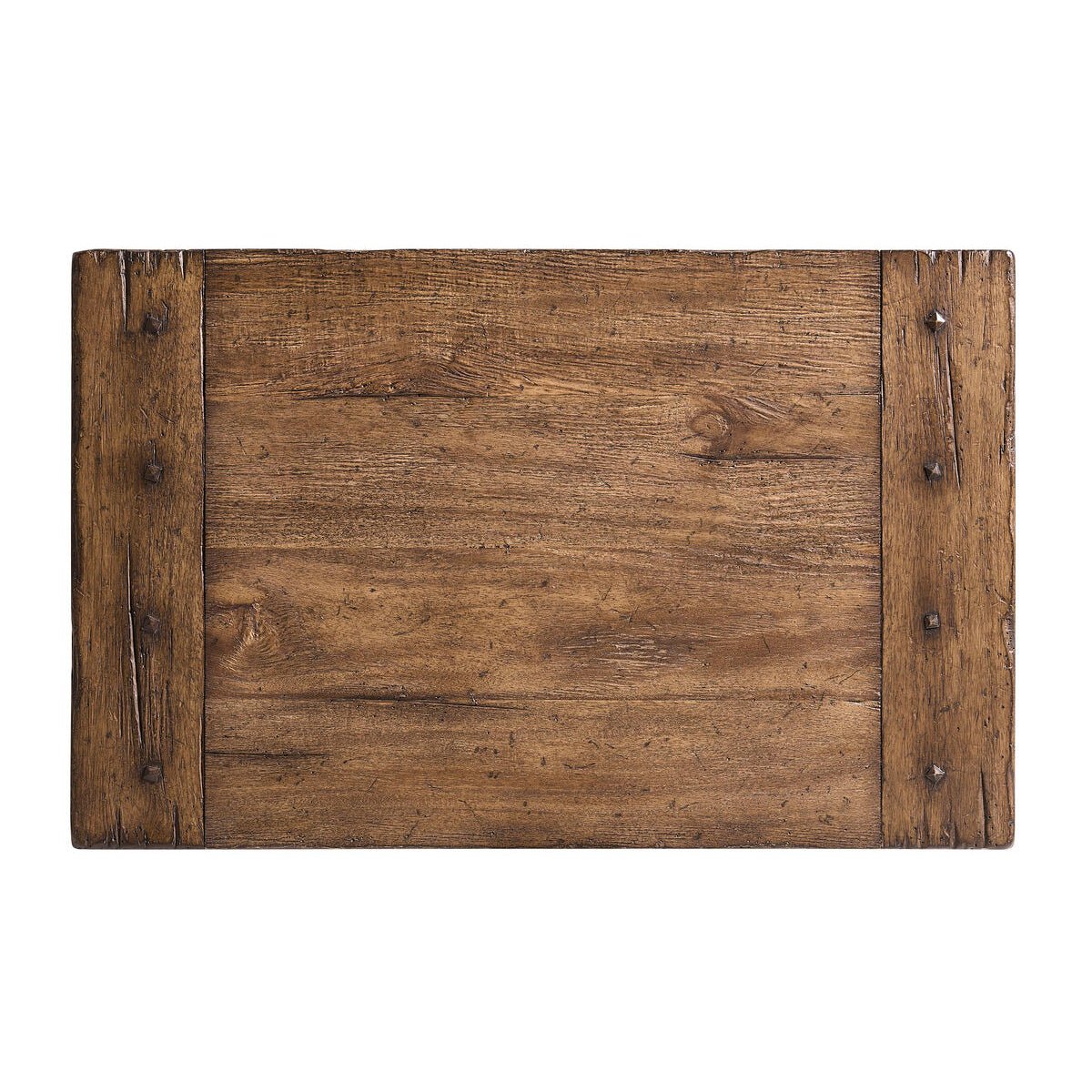 Rustic Farmhouse Spool - Leg End Table - English Georgian America