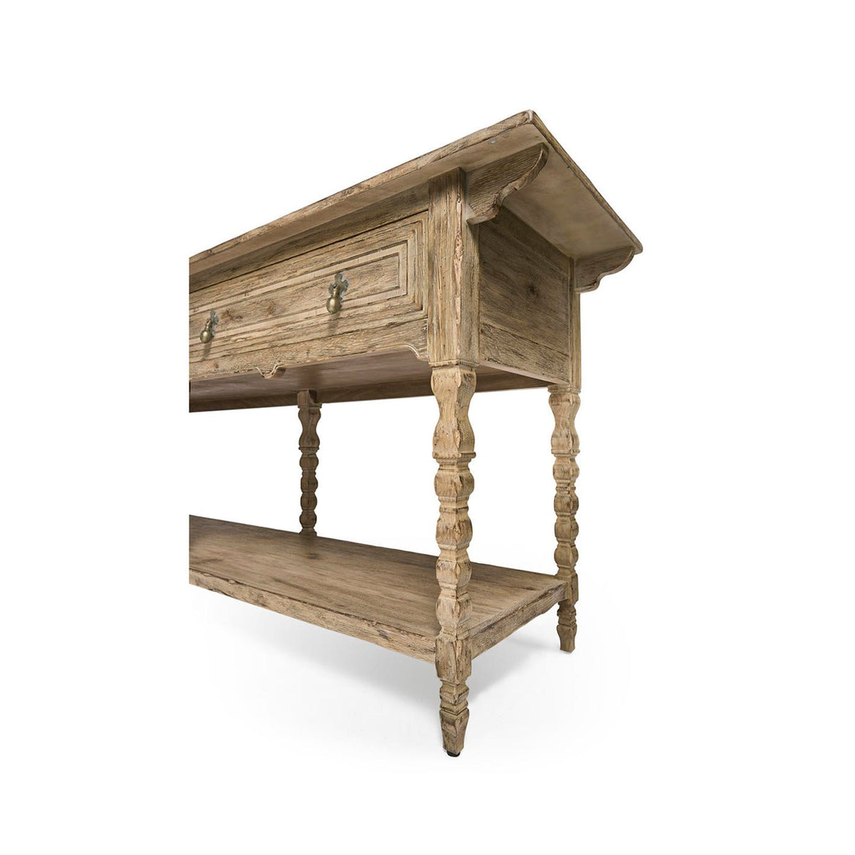 Rustic Farmhouse Tapered - Leg Console Table - English Georgian America