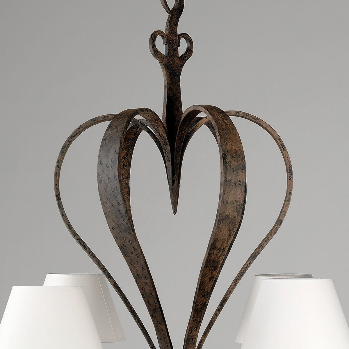 Rustic French Bastille Chandelier - English Georgian America