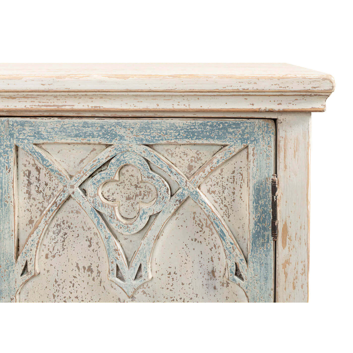 Rustic French Gothic Cabinet - English Georgian America