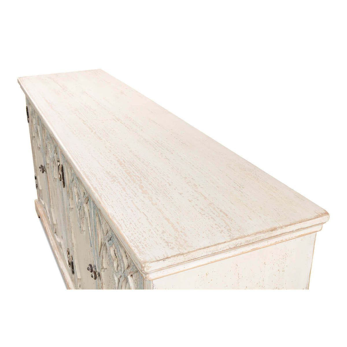 Rustic French Gothic Cabinet - English Georgian America